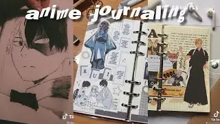 ANIME JOURNALING💫💫|TIKTOK COMPILATION