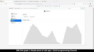 #96 SVG graph | Simple point of sale app in php & javascript | Quick programming tutorial