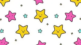 3 Hours of Happy Star Animation | Relaxing & Cute Background Loop ✨