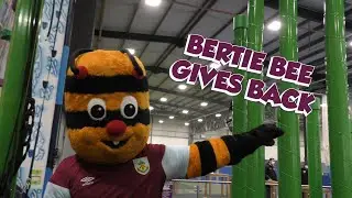 BERTIE BEE GIVES BACK | CLARETS MASCOT BUZZING TO BE BACK