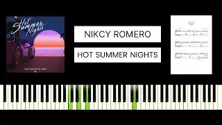 Nicky Romero vs. W&W - Hot Summer Nights (BEST PIANO TUTORIAL & COVER)