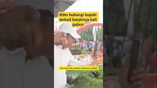 Kdm hubungi bupati terkait banjirnya kali gabus #kdm #kaligabus #bekasi  #bapakaing