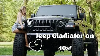 Jeep Gladiator on 40s - Walk around