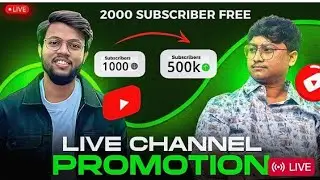 mrmohajiya live!जल्दी आओ🤩| Live channel promotion free | Live channel checking | Live Promotion |