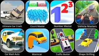 Car Wash Auto, Count Master, Number Master, Vehicle Masters, Wormcar, Shape Shifting, Ultimate Car 