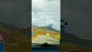 Top 3 Must see Waterfalls Ft. #isleofskye #scotland #travelvlog #mustsee #scotlandexplore #travel