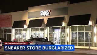 Snipes sneaker store burglarized in Philadelphia's East Falls section