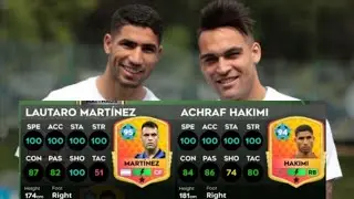 Dls25| N&acirc;ng cấp max hakimi 94 v&agrave; lautaro 95 đẹp nhất