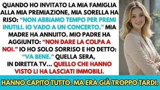 Mia sorella ha deriso il mio premio  “Non abbiamo tempo per queste sciocchezze ” Quella sera…