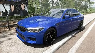BMW M5 CS | Forza Horizon 5 | Steering Wheel Gameplay
