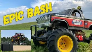 e70: TAMIYA BLACKFOOT RERELEASE 2016 EPIC BASH FUN RUN!
