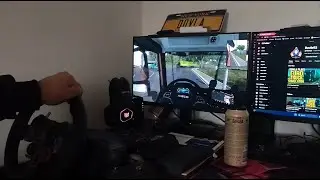 ETS 2 &ndash; Side View of My G29 Wheel & Monitor