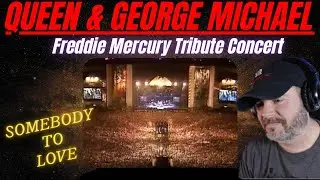 Queen & George Michael - Somebody To Love Reaction - Freddie Mercury Tribute Concert