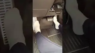Drive in white socks
