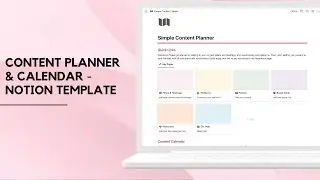 Notion Content Planner and Calendar 1.0  - Walkthrough of My Template