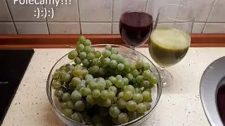 Jak zrobić sok z winogron nie mając wyciskarki do soków?