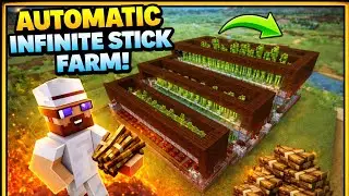 Automatic stick farm in Minecraft PE (hindi) #minecraft #automatic 