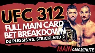 Best UFC 312 Bets | 10 Min Full Card Bet Breakdown | Du Plessis vs. Strickland 2 | Zhang vs. Suarez