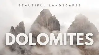 Itália | Dolomitas com Drone DJI Air 3 - Música Relaxante
