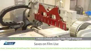 Texwrap 145SS ePack Orbital Servo Side Seal Wrapper and Dual-Chamber Convection Tunnel