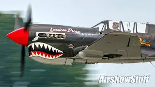 Curtiss P-40 Aerobatics - EAA AirVenture Oshkosh 2021