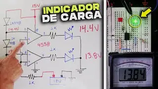 Indicador De Carga Para Batería De 12V - Excelente Funcionamiento