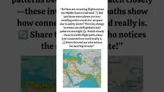 How Global Flights Are Changing Overnight #ytshorts #shorts