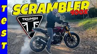 GIOCO PER ADULTI??? TEST TRIUMPH SCRAMBLER 400 X
