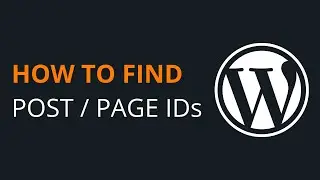 How To Find A Page ID Or Post ID In WordPress