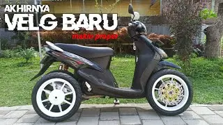 Nyicil Gantengin Yamaha Mio Sporty #3 | Pasang Velg Vrossi Comet & Ban Maxxis Diamond