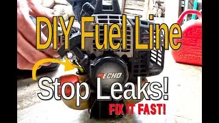 Echo String Trimmer Gas Leak Repair: Easy Fuel Line Replacement How To