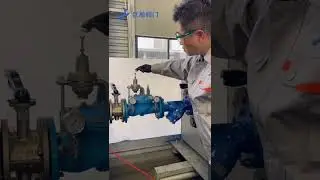 Juhan Valve Demonstration of the W812 Series Pressure-Reducing Valve Commissioning Process