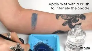 How to Apply Precious Gem Powder Alone or with Mixing Liquid by Mehron