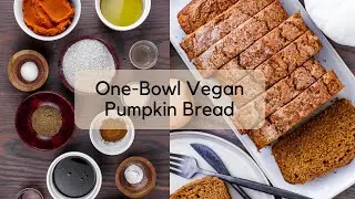 Easy One Bowl Vegan Pumpkin Bread (Moist + Healthy!)