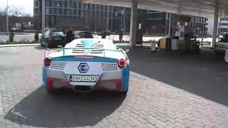 Ferrari 458 Italia Nimrod Katyusha engine  (Hennessey Performance Upgrade) sound brutal acceleration