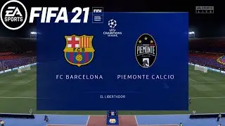 FIFA 21 | Barcelona Vs Juventus | UEFA Champions League 2020/21 | 9 December 2020