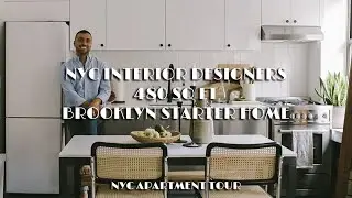 Interior Designers 480sqft Converted Park Slope Studio | NYC Apartment Tour