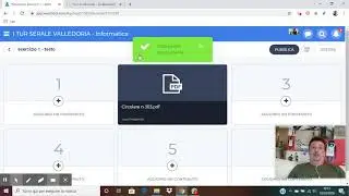 weschool - caricare esercizi in pdf e ricevere soluzione come allegato