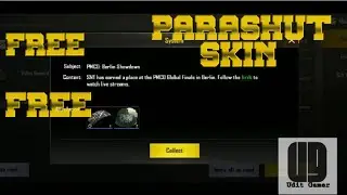 PUBG - Free scrap coupon and Parashut skin