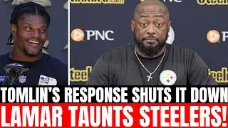 LAMAR sparks it: TOMLIN epic clapback ignites STEELERS nation before game | Steelers News