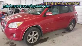 2T3DK4DV5AW035705 Toyota Rav4 Limited V6 2010