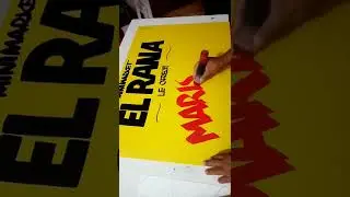 Aprende el arte de Rotular carteleria manual