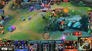 Fnatic vs ROCCAT - HIGHLIGHTS - EU LCS Spring 2015 - W2D1 - Season 2015 - League of Legends