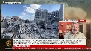 We're in the first big test of the Gaza ceasefire monitoring mechanism -- which Israel would like t