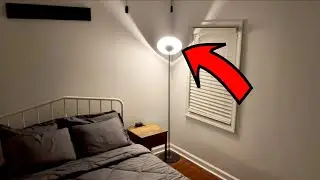 LED Floor Lamp, Adjustable Color, Dimmable, 67in Tall Standing Lamp, Black Metal Industrial - Review