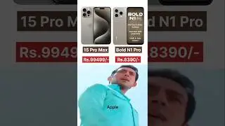 Lava Bold N1 Pro vs iPhone 15 Pro Max