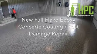 Full Flake Concrete Garage Floor Coatings | High Performance Coatings, Inc