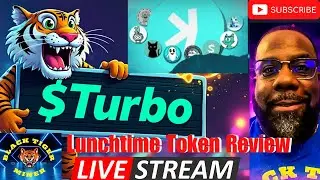 Crypto is down Buy the Dip with TURBO and Kaspa KAS KRC20 Token || Black Tiger Miner