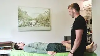 Gaenslenův test - blok&aacute;da SI sklouben&iacute;