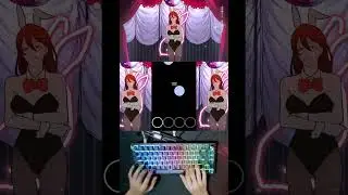 【osu mania】AKASAKI-Bunny Girl#shorts